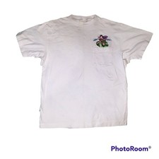 Vintage Disney Store medium Snow White  The Seven Dwarfs Dopey white t-shirt