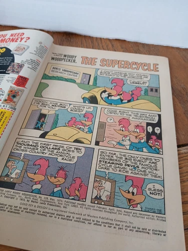 Toy Factory Woody Woodpecker Plush Stuffed Animal Toy 14" & 2 Vintage Comics - Picture 14 of 20