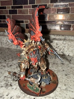 Games Workshop Warhammer 40K Chaos Daemons Painted Daemon Prince Khorne Wings