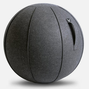 Vivora Luno Premium Ergonomic Sitting Ball Chair, Felt, Max Size (25 to 26 in)