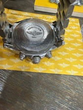 Breitling Super Avenger Chronograph 48 mm Custom Diamond Bezel Grey Diamond Dial 7