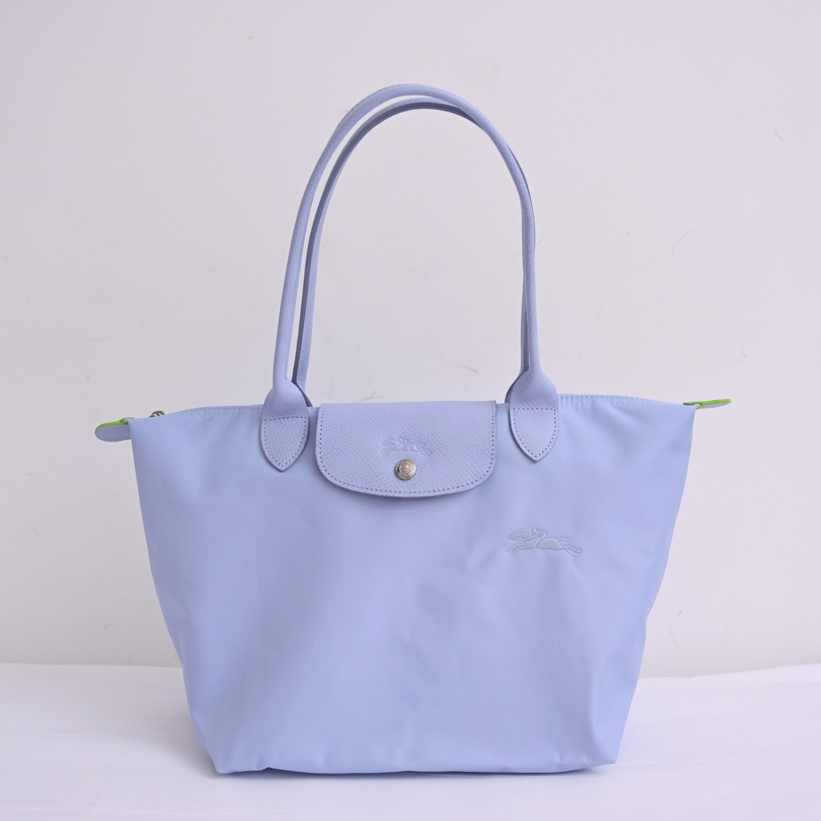 Longchamp Classic Large Capacity Sky Blue Medium Tote Bag Dust Bag No Box