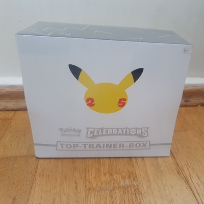 Pokémon Celebrations  Top Trainer Box Pikachu Deutsch  25th Anniversary Jubiläum