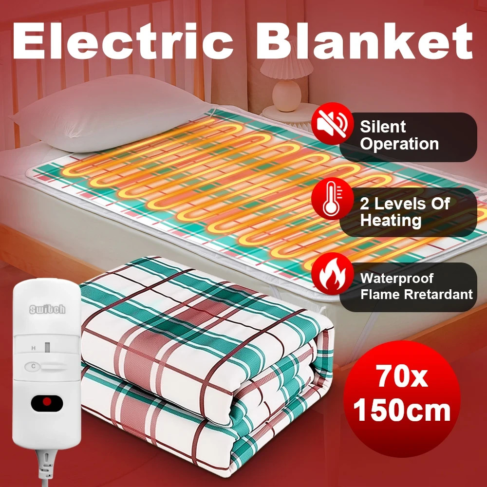 Electric Blanket 110V Thicker Heater Heated Blanket Mattress