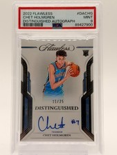 2022 Chet Holmgren Flawless Distinguished Auto /25 PSA 9
