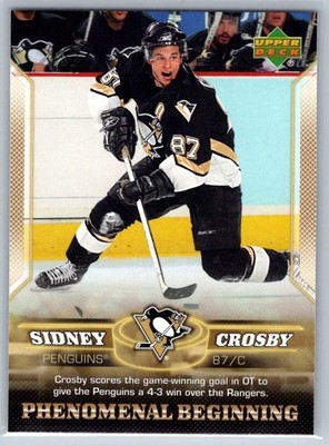 2005-06 Upper Deck Phenomenal Beginning Sidney Crosby Exclusive Gold Edition #17