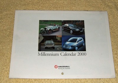 Vauxhall Millennium Kalender 2000, inkl. Viva, Chevette, Cavalier, Calibra, VX220