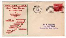 #681 Ohio River 1929 FDC - Planty #12 Harry Ioor Homestead PA