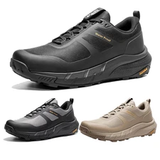 Men's Waterproof Hiking Shoes Lightweight Trekking Walking Fashion Sneakers