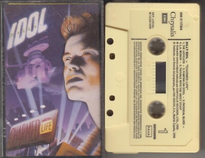 BILLY IDOL cassette CHARMED LIFE 1990 Spain