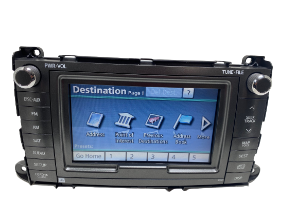 11 12 13 14 TOYOTA SIENNA Navigation GPS Radio CD BT Touch-screen