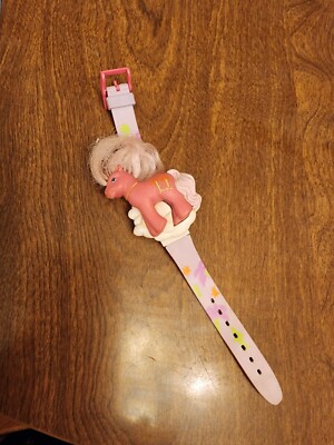 Vintage G1 Inovative Time 1990 Hasbro  My Little Pony Watch Palm trees