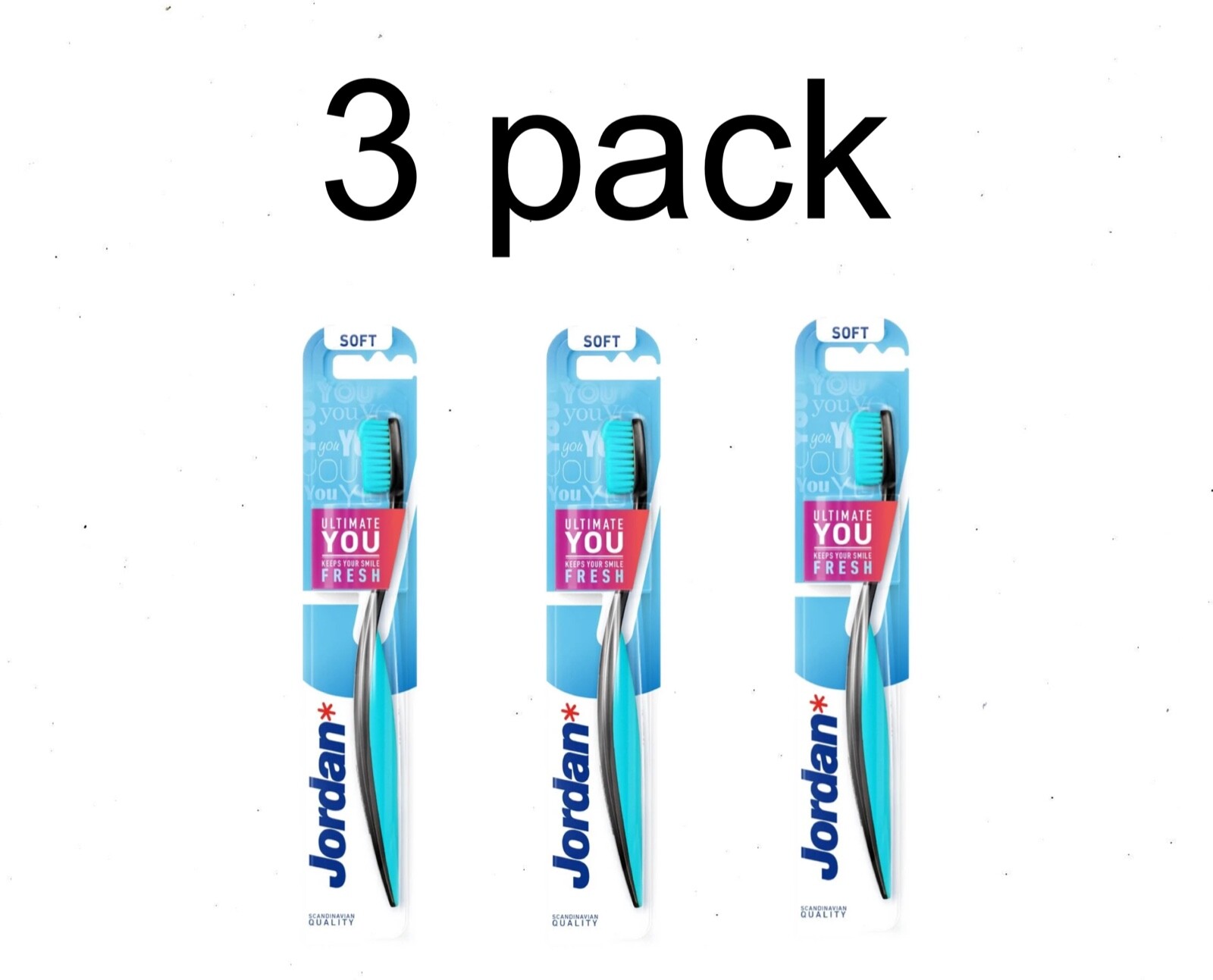 3pack Toothbrush JORDAN ULTIMATE YOU, soft
