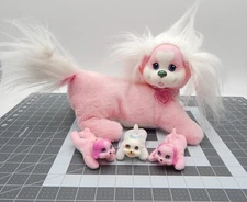 Puppy Surprise Zoey Mama 3 Baby Puppies Pink White 2014 Just Play Plush Stuffed