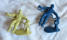 2 Vintage Vinyl Marx Tom Corbett/Rex Mars Space Playset Spacemen