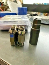 Monster Lug 33004T Titanium Chrome 1/2" Open End Lug Nut Set of 20 (Bin 3-48)