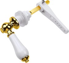 Gold Plated Metal Handle For Toilet Cistern Lever Flush Handle Replacement