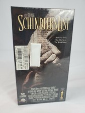 SEALED Schindler's List 2-tape VHS 1st Release 1993 collectors condition/set