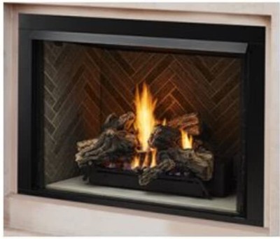 Monessen 42'' Lo-Rider Clean Face Firebox w Stacked Traditional Interior Panels