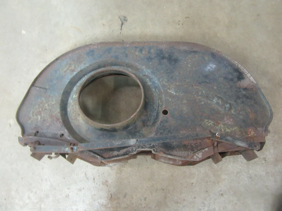 1967 Volkswagen Karmann Ghia motor motor ventilação ar carcaça duto peças  - Imagem 3 de 3