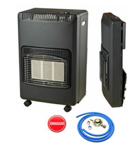 Stufa a Gas GPL Infrarossi Zephir 4,2 kW, Pieghevole con Sensore Ossigeno!