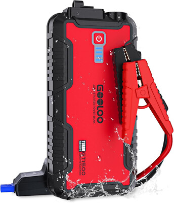 Jump Starter Battery Pack - 1500A Peak Car Jump Box, 8.0L Gas 6.0L Diesel Engine