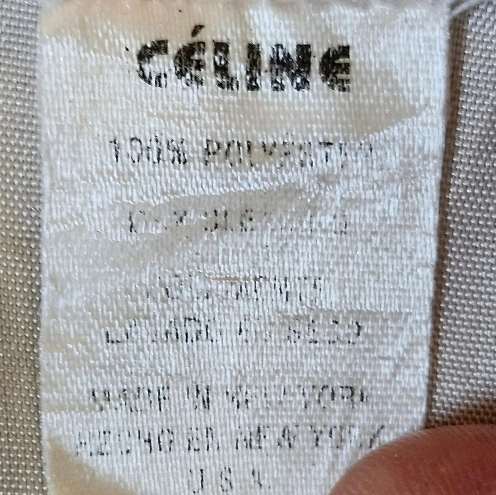 Abito midi Celine Light come nuovo vintage senza maniche con scollo a scoop. Tg. 14