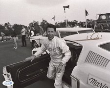 Mario Andretti Cars Autographed Signed 8x10 Photo ACOA COA 