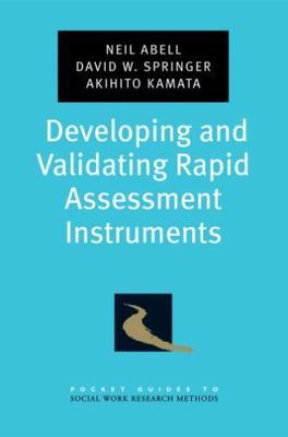 Developing and Validating Rapid Assessment Instruments