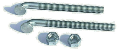 68-76 Dodge Coronet & Super Bee Fuel Tank Strap J Bolts With Nuts (Qty 2) #232BB