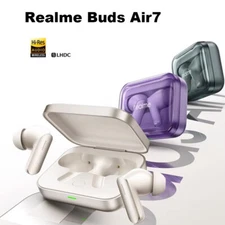 realme Buds Air7 Bluetooth headset with 52dB ANC 52hrs Playback IP55 & 45ms