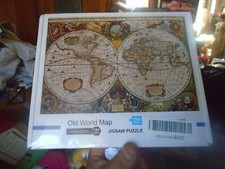 OLD WORLD MAP Jigsaw Puzzle 1000-Piece UNISEX PUZZLES GAME