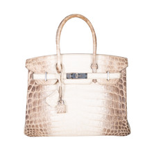 Hermes Himalayan 30cm Birkin Bag Palladium Hardware