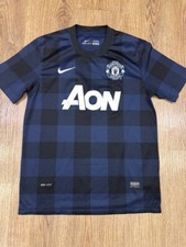 MANCHESTER UNITED 2013 2014 AWAY FOOTBALL SHIRT SOCCER JERSEY NIKE 532838-411 M