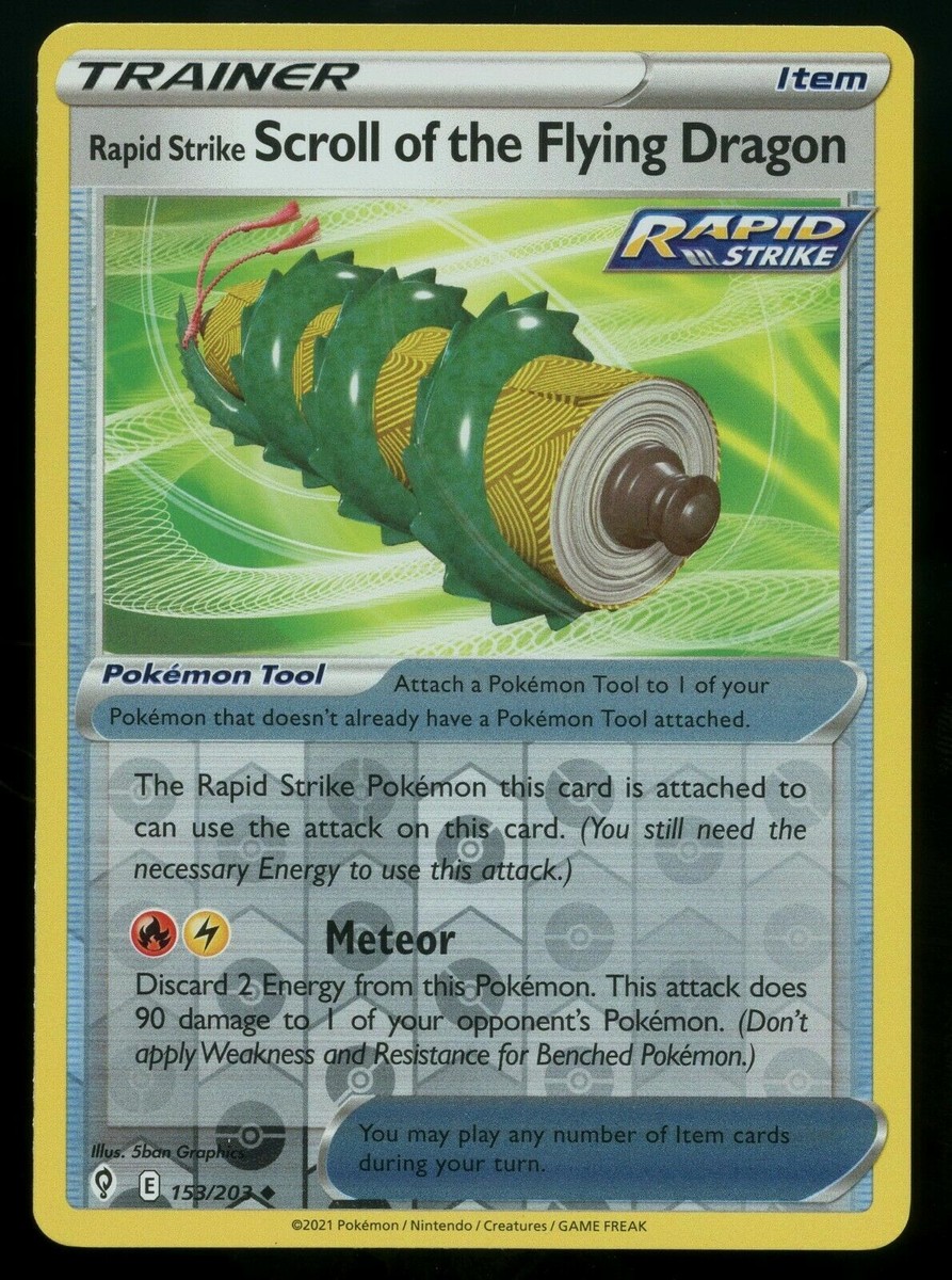 Pokemon - Scroll of the Flying Dragon -153/203 - Rev. Holo