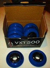 Set of 8 Rollerex VXT500 Blue Inline Skate Wheels