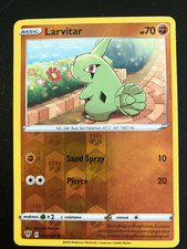 Larvitar 86/189 Rev Holo 'Darkness Ablaze' pokemon card 2020 excellent condition
