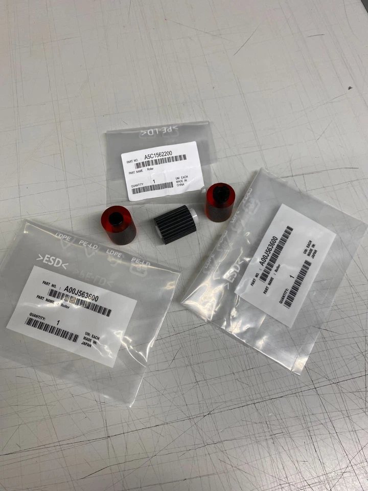 Einzugsrollen 2x A00J563600 und 1x A5C1562200 für Konica Minolta