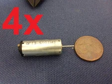4 Pieces - 1025 DC 3V 17000RPM Brush Small Motor High Speed Micro Cylindrical c4