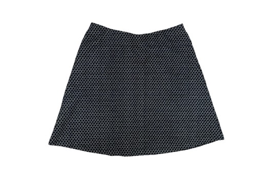 Ann Taylor Loft Women Mini A-Line Skirts Size 4 Gray Black Wool Rise Mid Lined