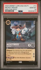 2023 Disney Lorcana EN P1-Promo Mickey Mouse Gen Con 2023 PSA 10 11