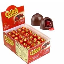 Cella's Milk Chocolate Covered Cherries, 72-Count Box