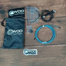 WOD Nation Speed Jump Rope Double Under Training Fitness Adjustable Cable