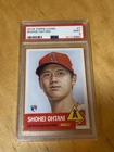 2018 Topps Living #7 Shohei Ohtani Rookie  (RC) PSA 9 MINT, Dodgers