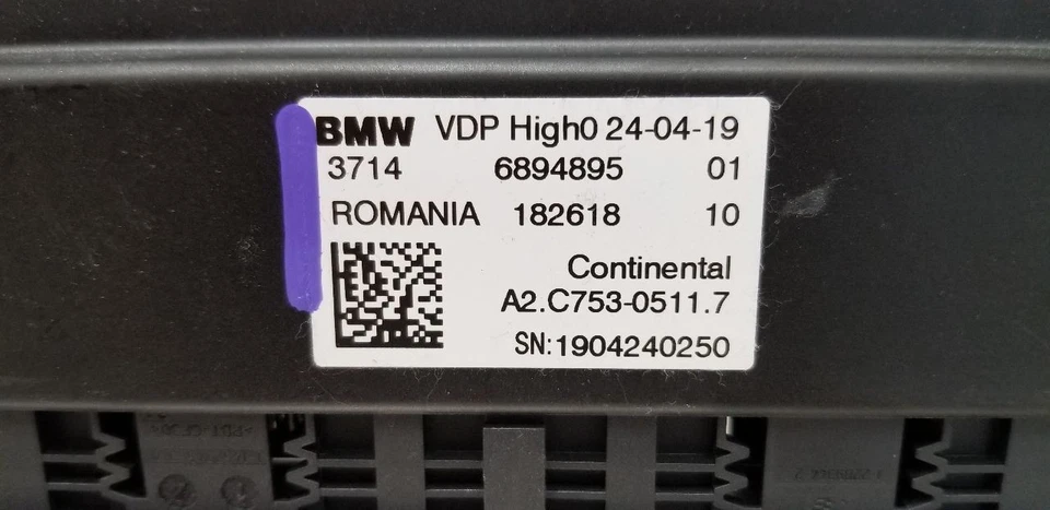 19 BMW M850I F91 АДАПТИВНЫЙ МОДУЛЬ УПРАВЛЕНИЯ ПОДВЕСКОЙ 37146894895 - Изображение 2 из 4