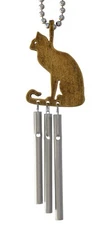 Jacob's Musical Car Charm, Cat, Mini Wind Chime