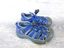 Keen Kids Newport Shoes Youth Boys Size 8 Waterproof Hiking Sandals Blue Black