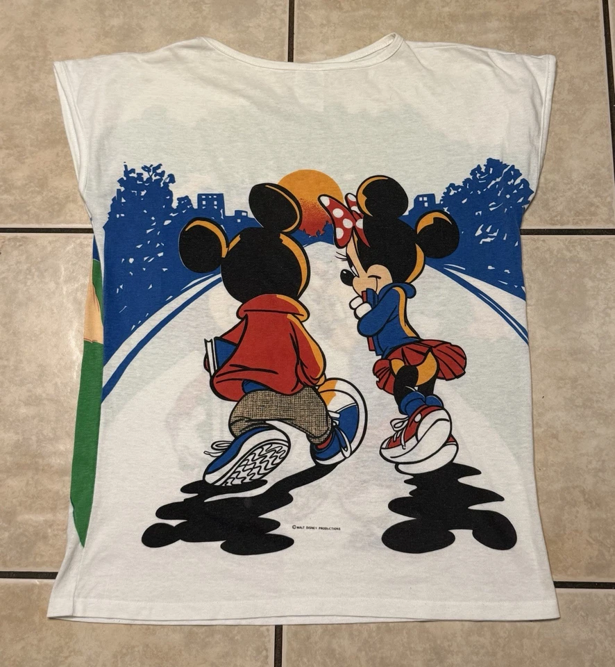 Tanque Colección Mickey Mouse Años 80 Walt Disney Productions M/L Minnie Allison Foto 2 de 4