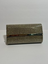   NWOT Gold Glitter Envelope Clutch Sparkly Metallic Evening Bag Party Purse
