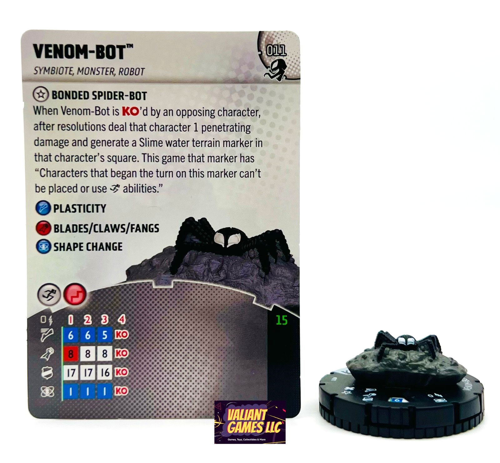Marvel Heroclix Venom-Bot #011 w/ Card Venom Set | eBay
